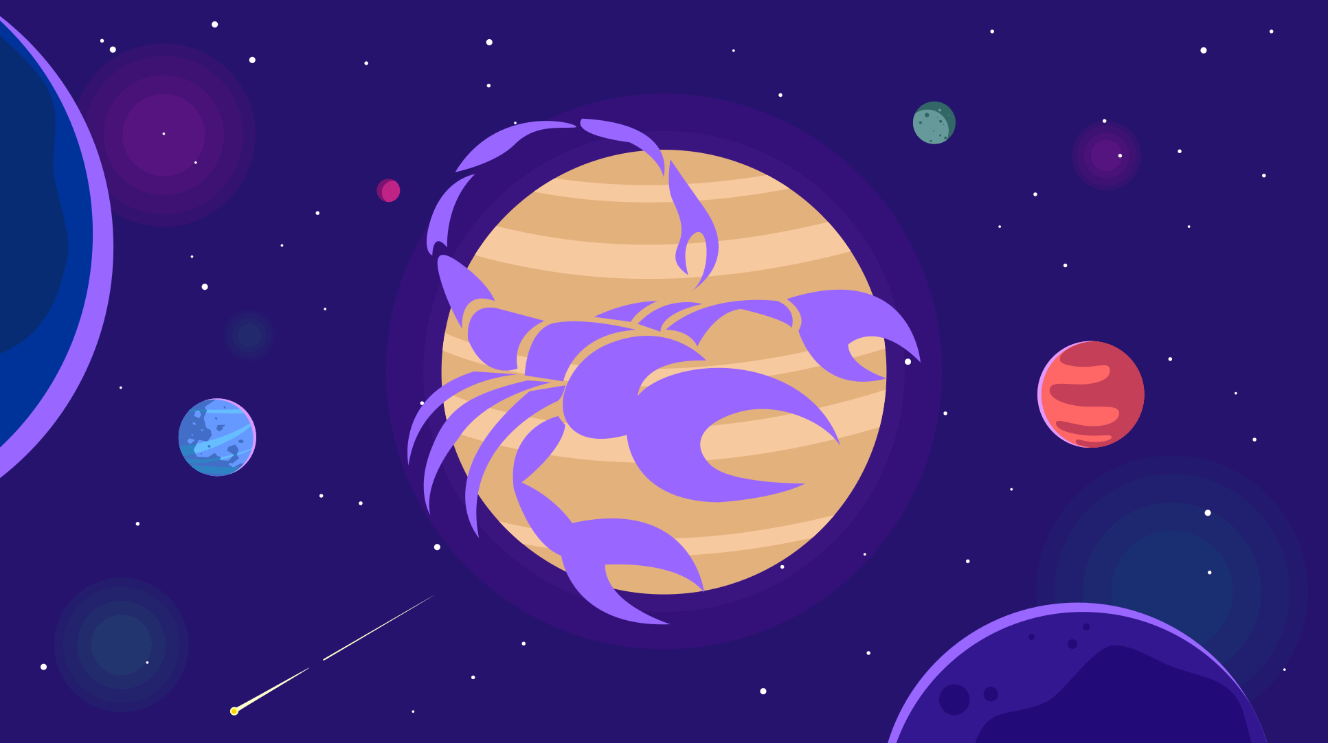 Venus in zodia Scorpion