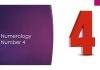 Vibratia numarului 4 in numerologie