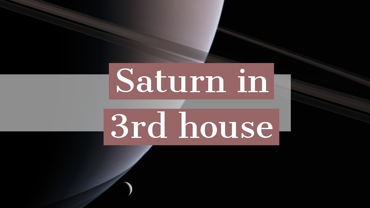 Saturn in casa a III-a