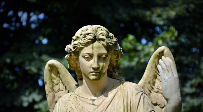 Interpretar vis in care apare o sculptura