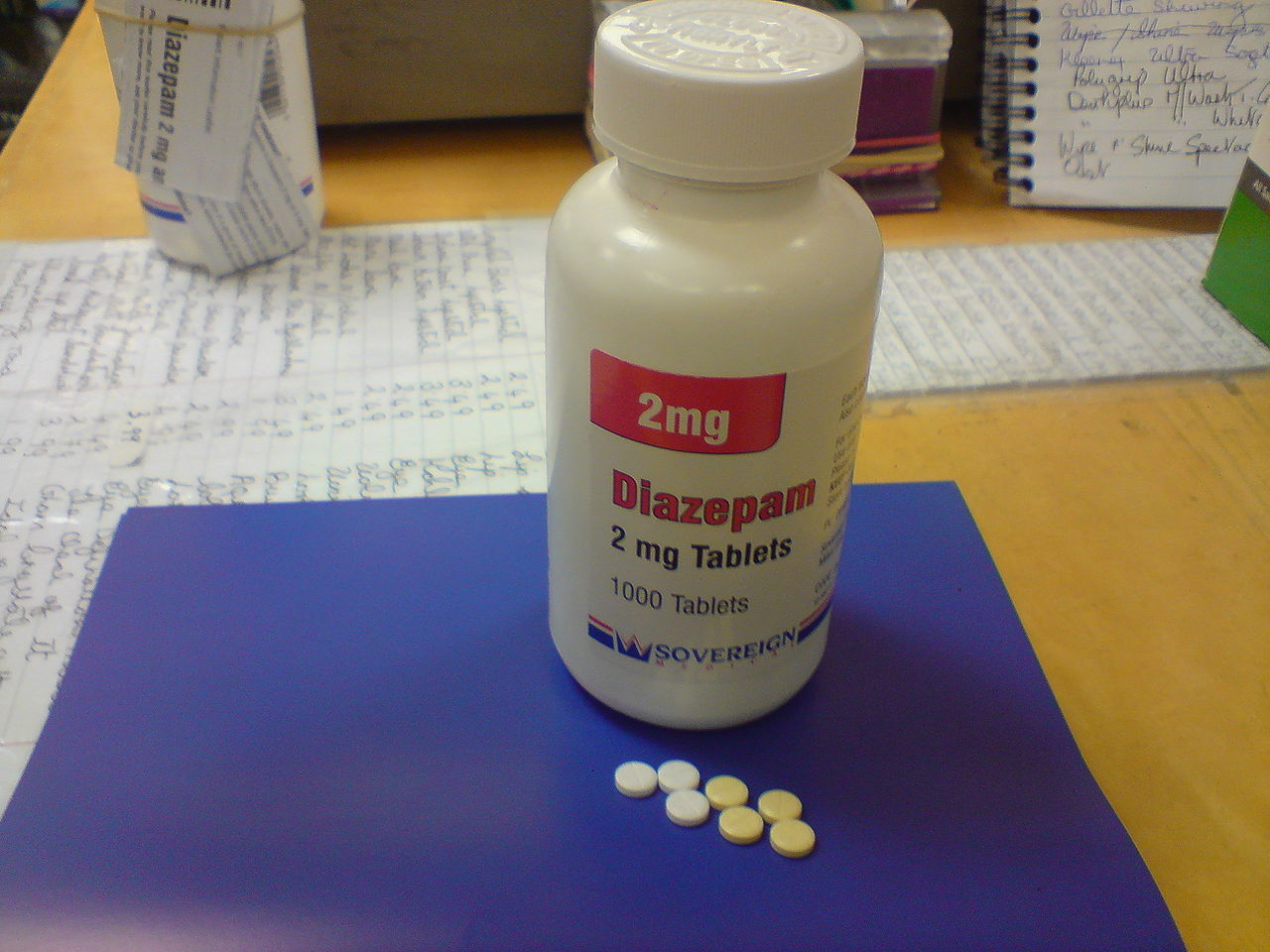 Interpretare vis in care apare Diazepam