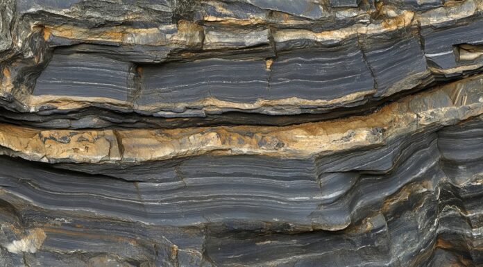 Interpretare vis în care apare un șist argilos sau o piatră de lut